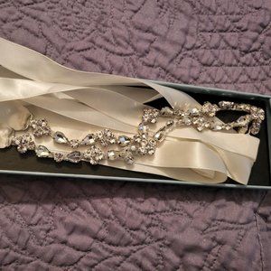 Rhinestone Bridal Belt/Sash